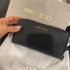 💯 authentic Jimmy Choo black wallet
